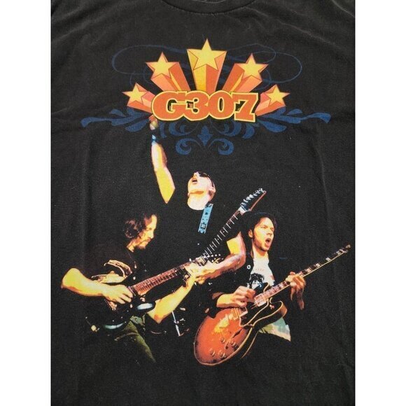 Vintage G307 Tour 2007 Joe Striani T Shirt Mens Large Band - Picture 3 of 6